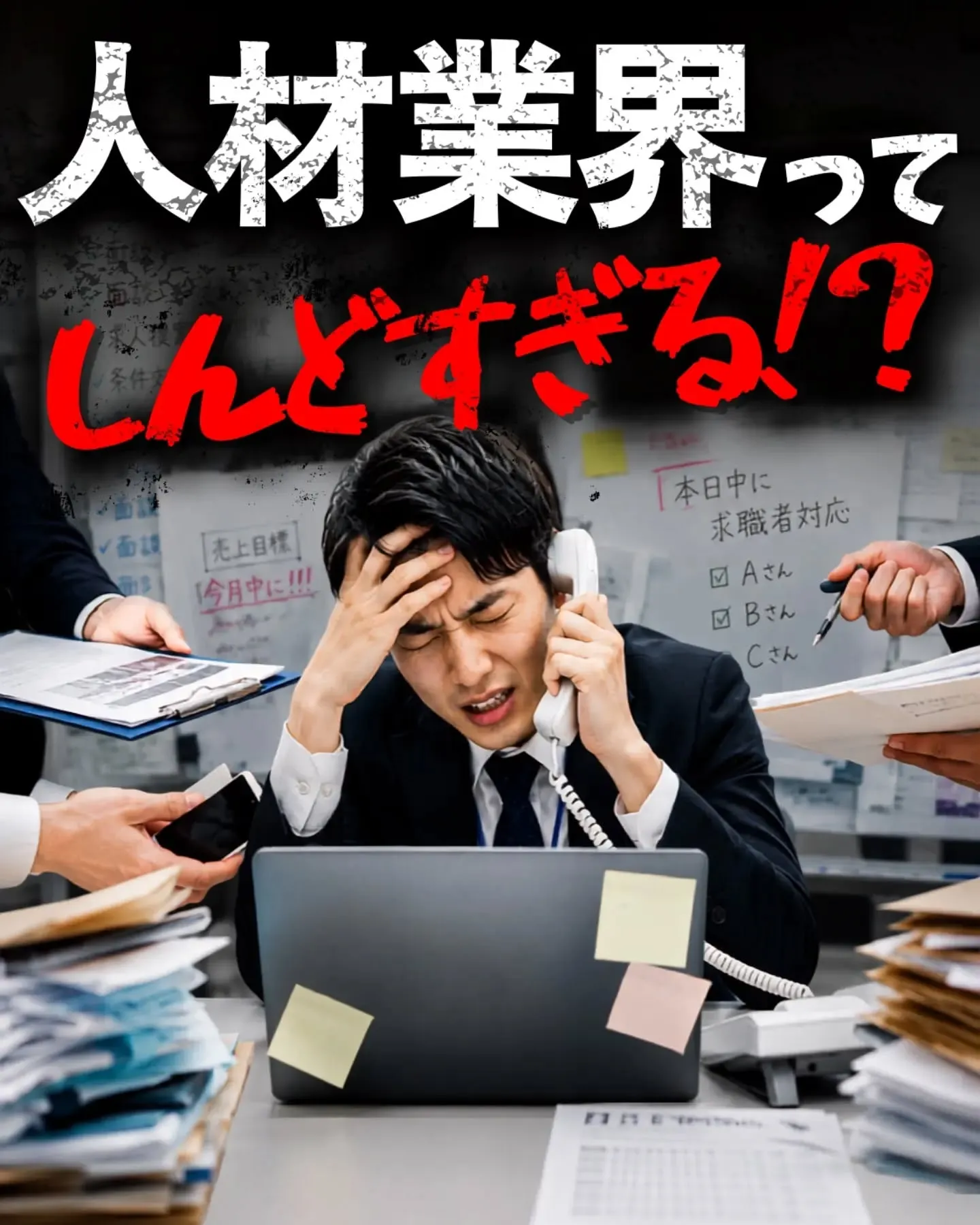 人材業界ってしんどすぎる!?😱